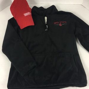 Ohio State Fleece Sweatshirt & Baseball Cap (k)